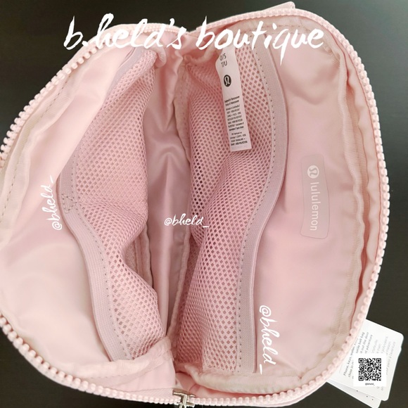 lululemon Everywhere Belt Bag in Flush Pink One Size 1L Brand New NWT - Picture 12 of 15